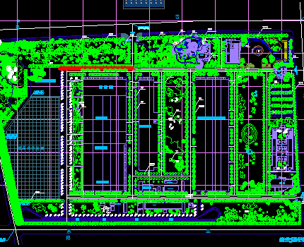 汽车美容中心绿化设计图纸免费下载及园林绿化施工指南